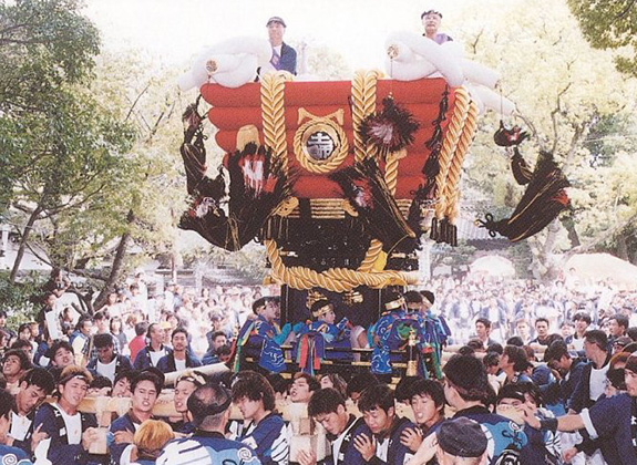 写真：土師町ふとん太鼓