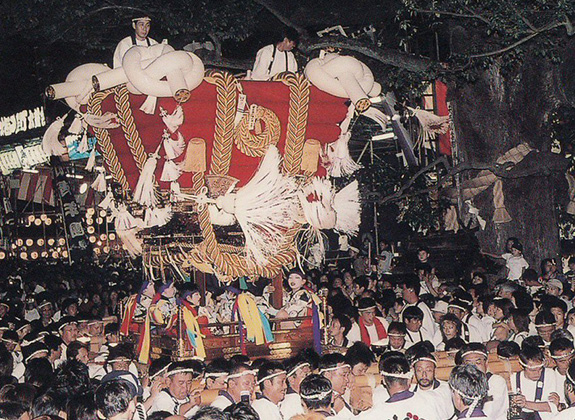 写真：梅北町ふとん太鼓