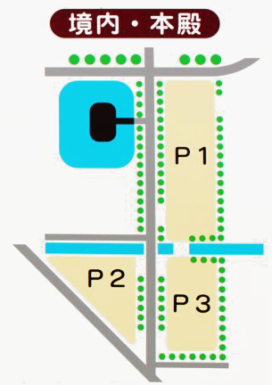 マップ：駐車場のご案内