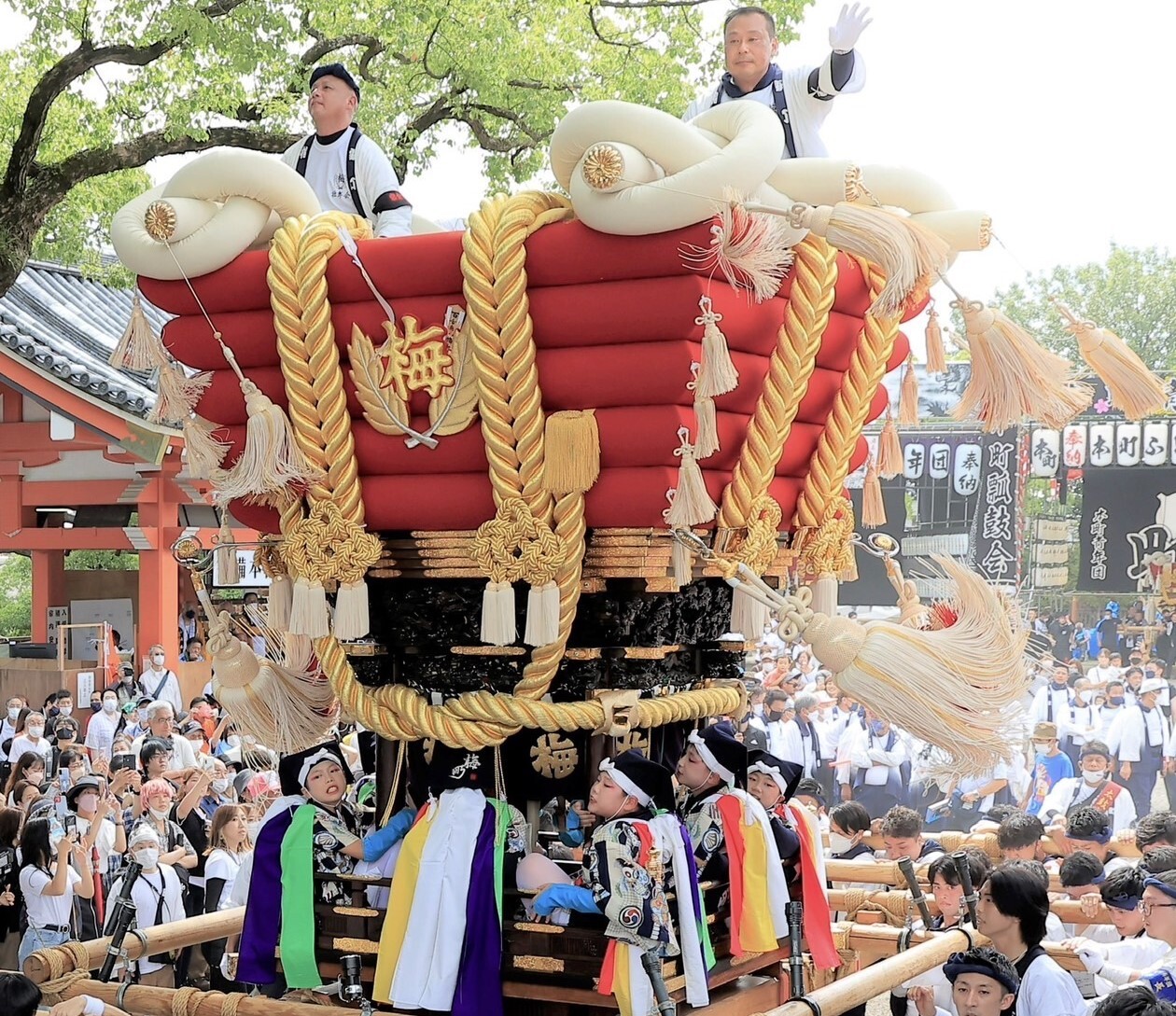 写真：梅町ふとん太鼓