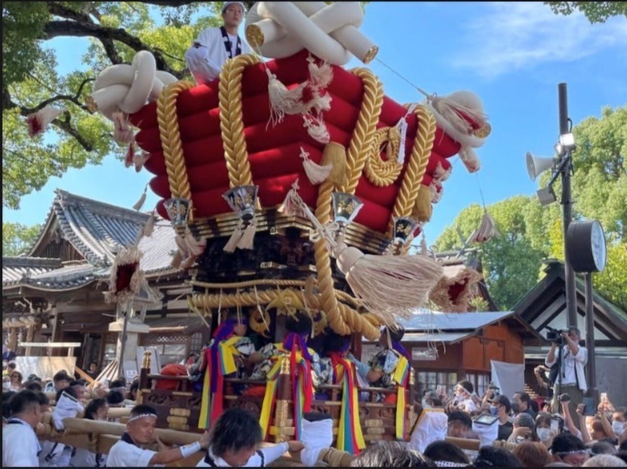 写真：梅北町ふとん太鼓